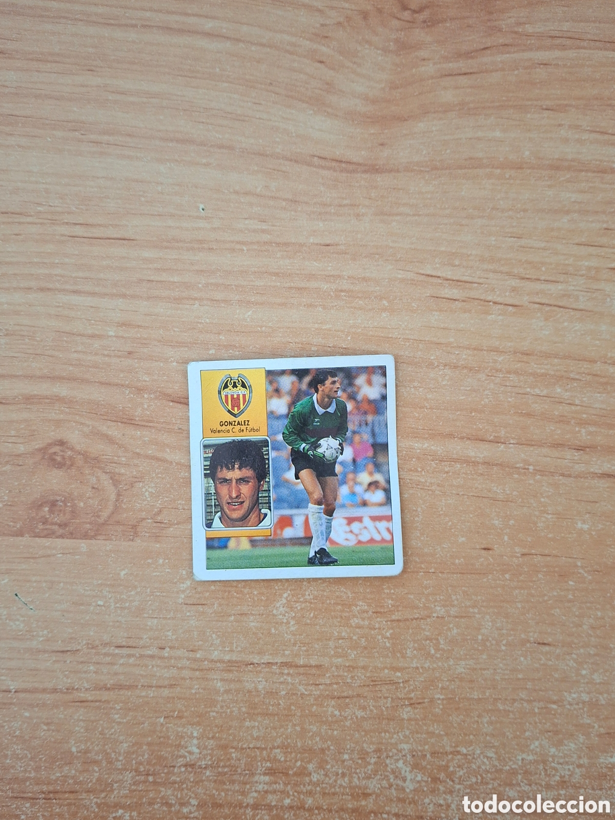Cromos de f&uacute;tbol: Este 92 93 Gonz&aacute;lez Valencia 8 fichaje despegado ver fotos
