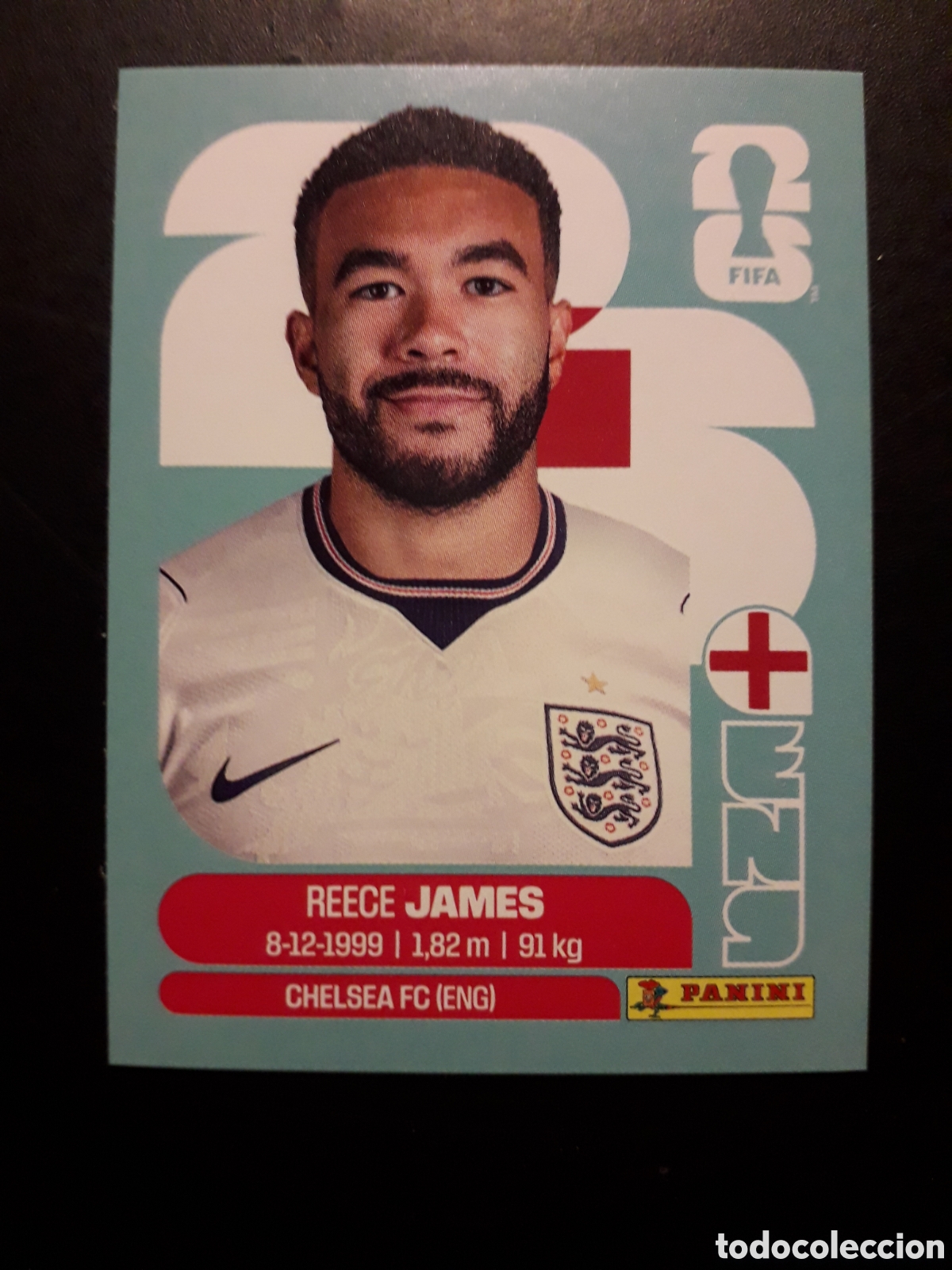 Cromos de f&uacute;tbol: JAMES INGLATERRA ENG 7 MUNDIAL F&Uacute;TBOL 2026 FIFA WORLD CUP PANINI SIN PEGAR PEDIDO M&Iacute;NIMO 3&euro;