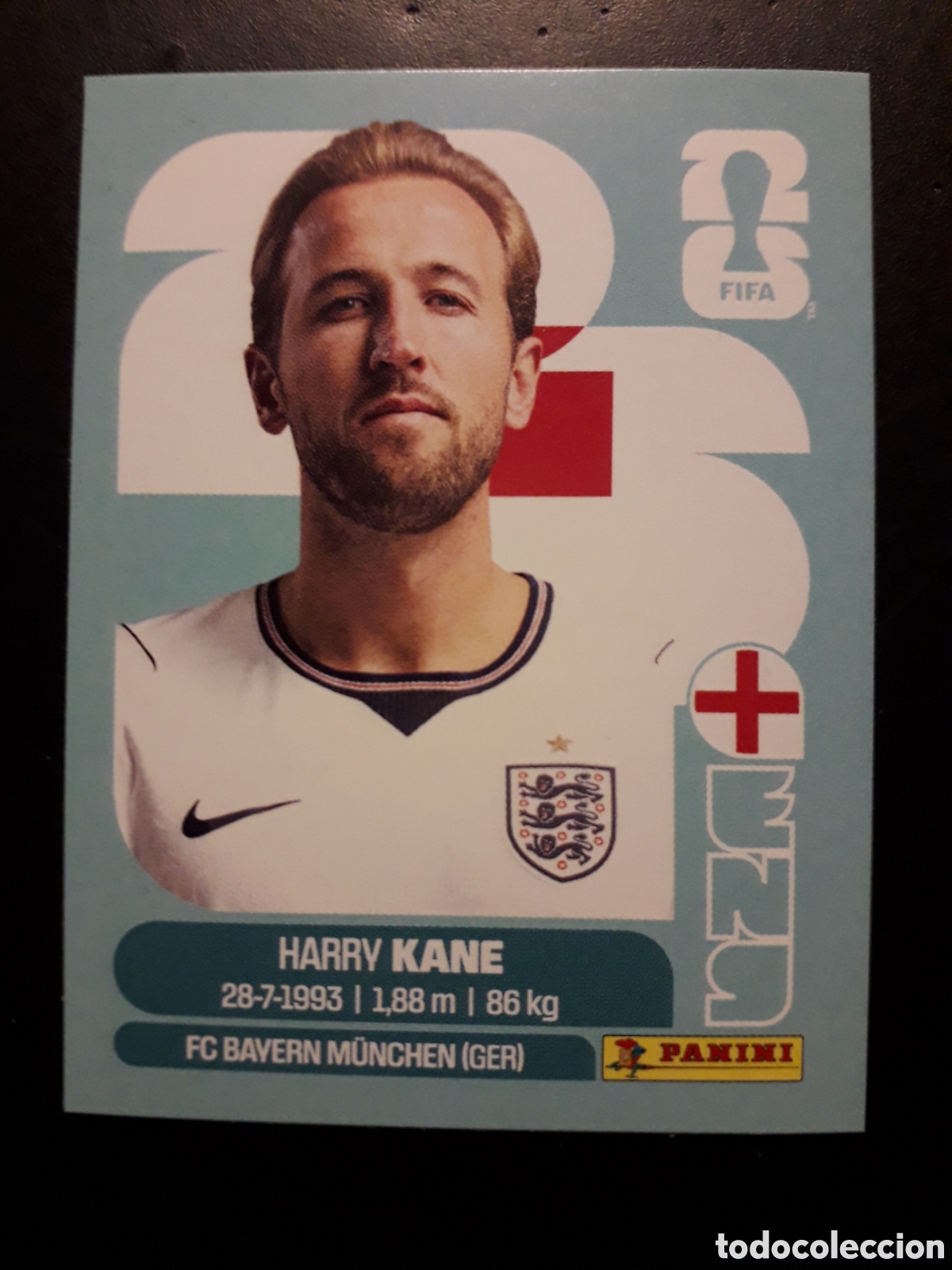 Cromos de f&uacute;tbol: KANE INGLATERRA ENG 18 MUNDIAL F&Uacute;TBOL 2026 FIFA WORLD CUP PANINI SIN PEGAR PEDIDO M&Iacute;NIMO 3&euro;