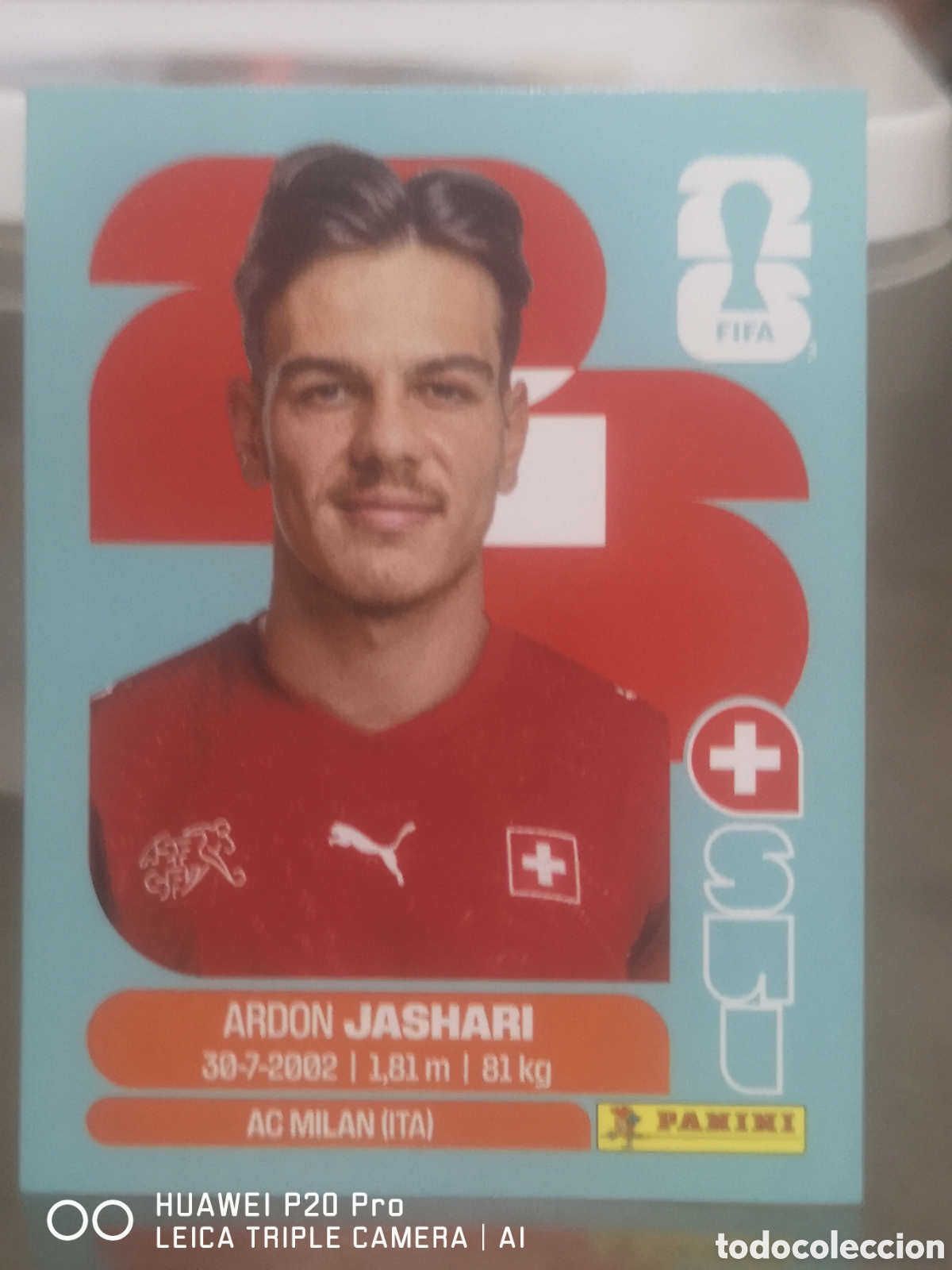 Cromos de f&uacute;tbol: FIFA WORLD CUP MUNDIAL 2026 ARDON JASHARI - SUI 14