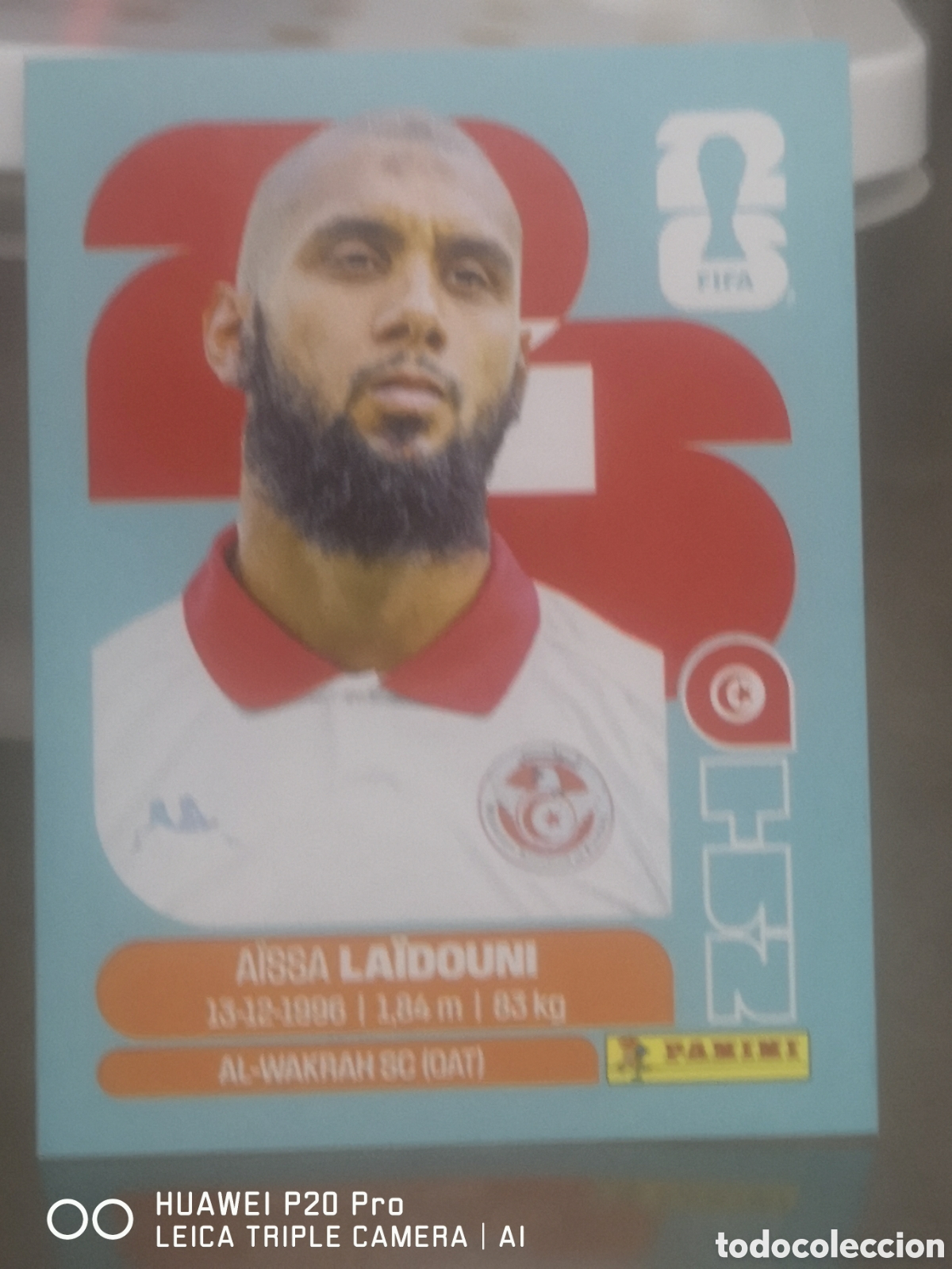 Cromos de f&uacute;tbol: FIFA WORLD CUP MUNDIAL 2026 AISSA LAIDOUNI - TUN 10