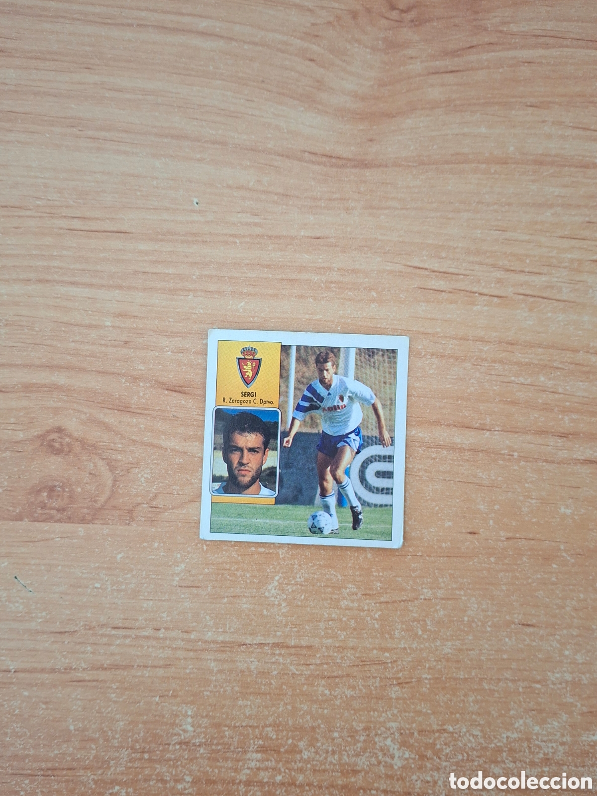 Figurine di Calcio: Este 92 93 sergi Zaragoza 26 fichaje despegado ver fotos