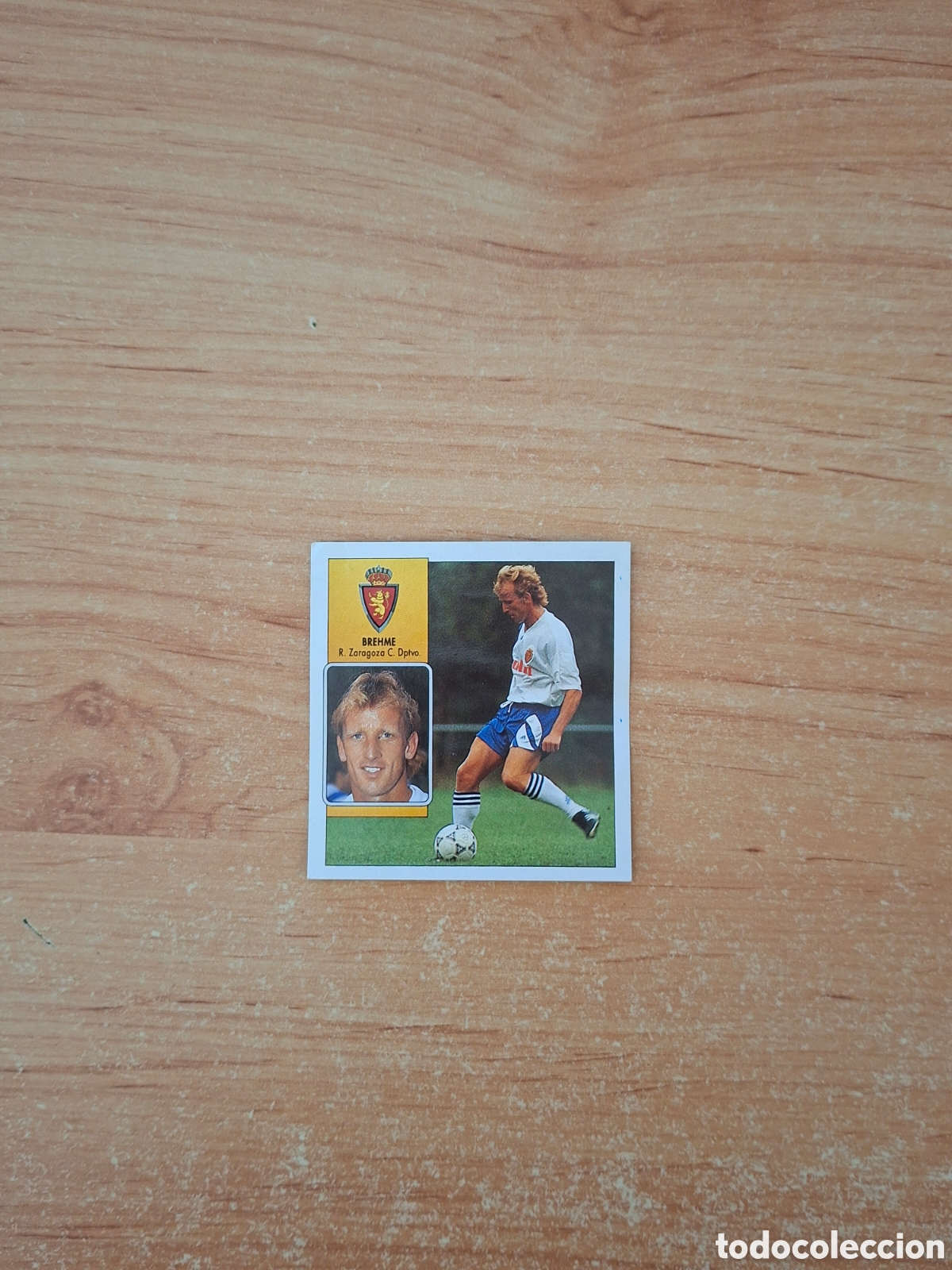 Figurine di Calcio: Este 92 93 brehme Zaragoza 27 fichaje despegado ver fotos
