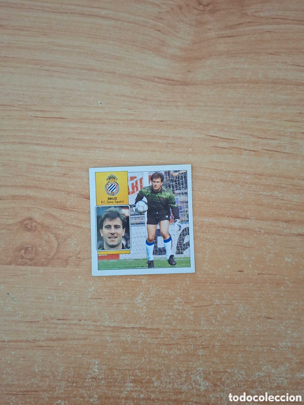 Figurine di Calcio: Este 92 93 Emilio espa&ntilde;ol 29 fichaje despegado ver fotos