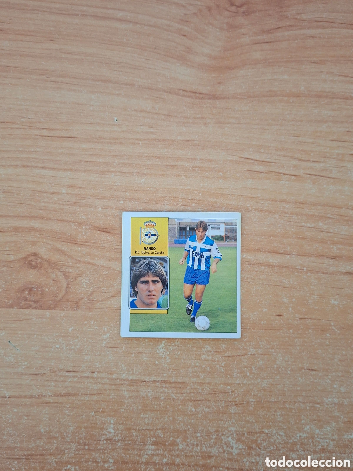 Figurine di Calcio: Este 92 93 nando coru&ntilde;a 30 fichaje despegado ver fotos