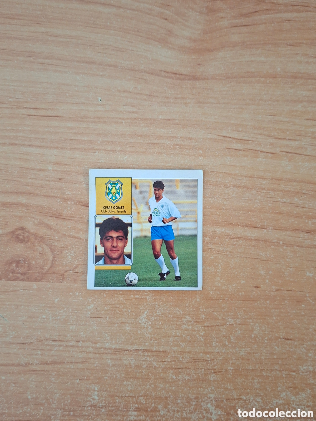 Figurine di Calcio: Este 92 93 cesar G&oacute;mez coloca tenerife despegado ver fotos