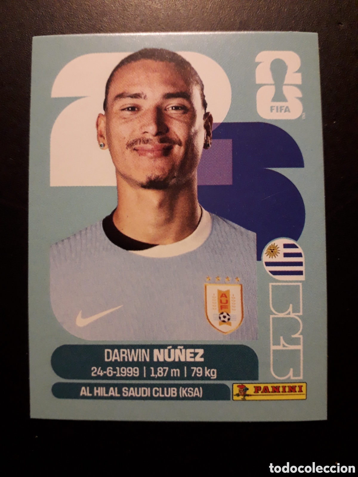 Figurine di Calcio: N&Uacute;&Ntilde;EZ URUGUAY URU 17 MUNDIAL F&Uacute;TBOL 2026 FIFA WORLD CUP PANINI SIN PEGAR PEDIDO M&Iacute;NIMO 3&euro;