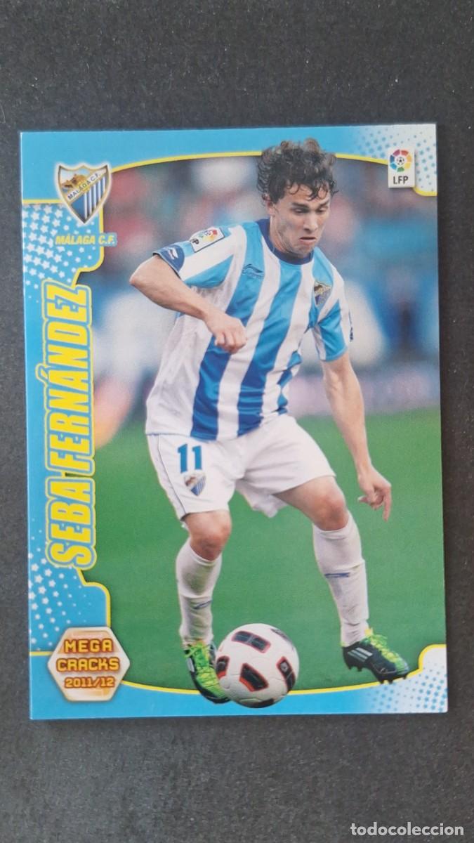 Figurine di Calcio: L2 SEBA FERNANDEZ MALAGA C. F. 179 PANINI MEGACRACKS 2011 2012 11 12