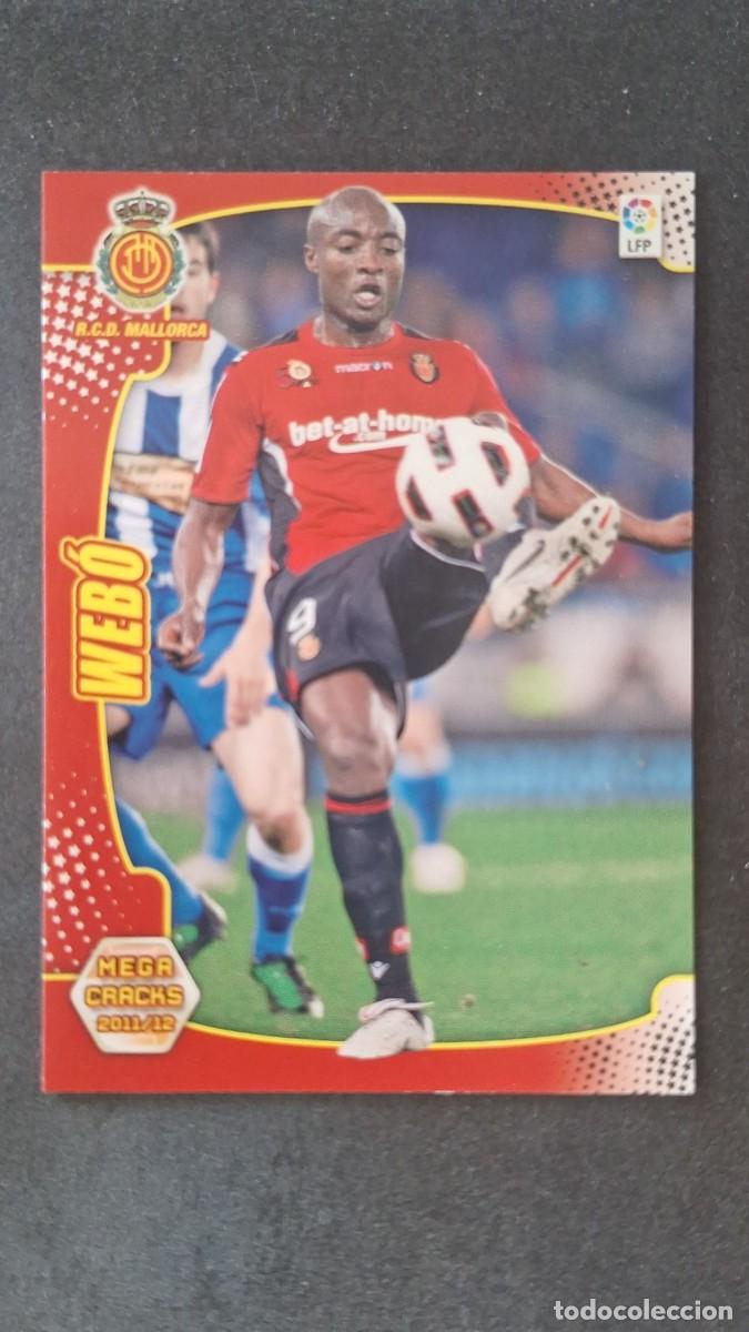 Cromos de f&uacute;tbol: L2 WEBO R. C. D. MALLORCA 197 PANINI MEGACRACKS 2011 2012 11 12