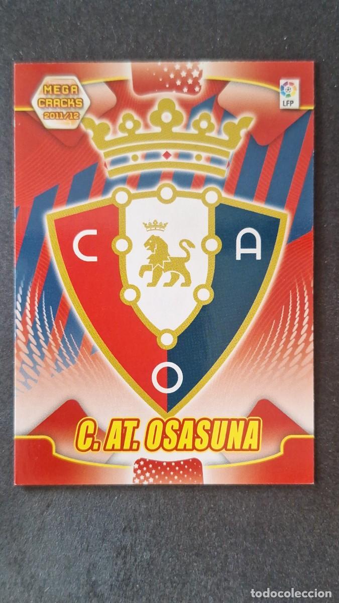 Cromos de f&uacute;tbol: L2 ESCUDO C. A. OSASUNA 199 PANINI MEGACRACKS 2011 2012 11 12