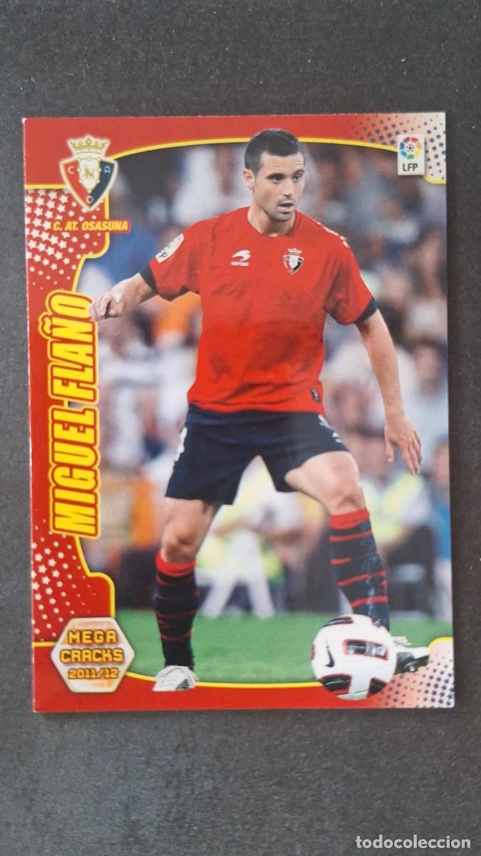 Cromos de f&uacute;tbol: L2 MIGUEL FLA&Ntilde;O C. A. OSASUNA 204 PANINI MEGACRACKS 2011 2012 11 12