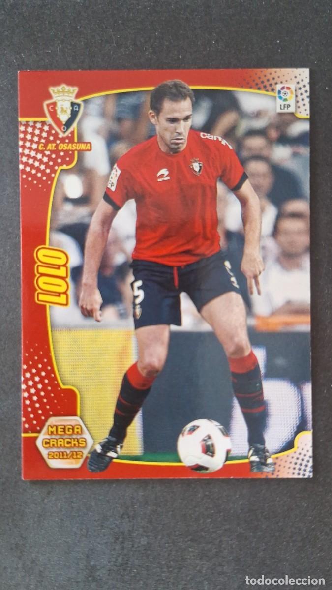 Cromos de f&uacute;tbol: L2 LOLO C. A. OSASUNA 205 PANINI MEGACRACKS 2011 2012 11 12