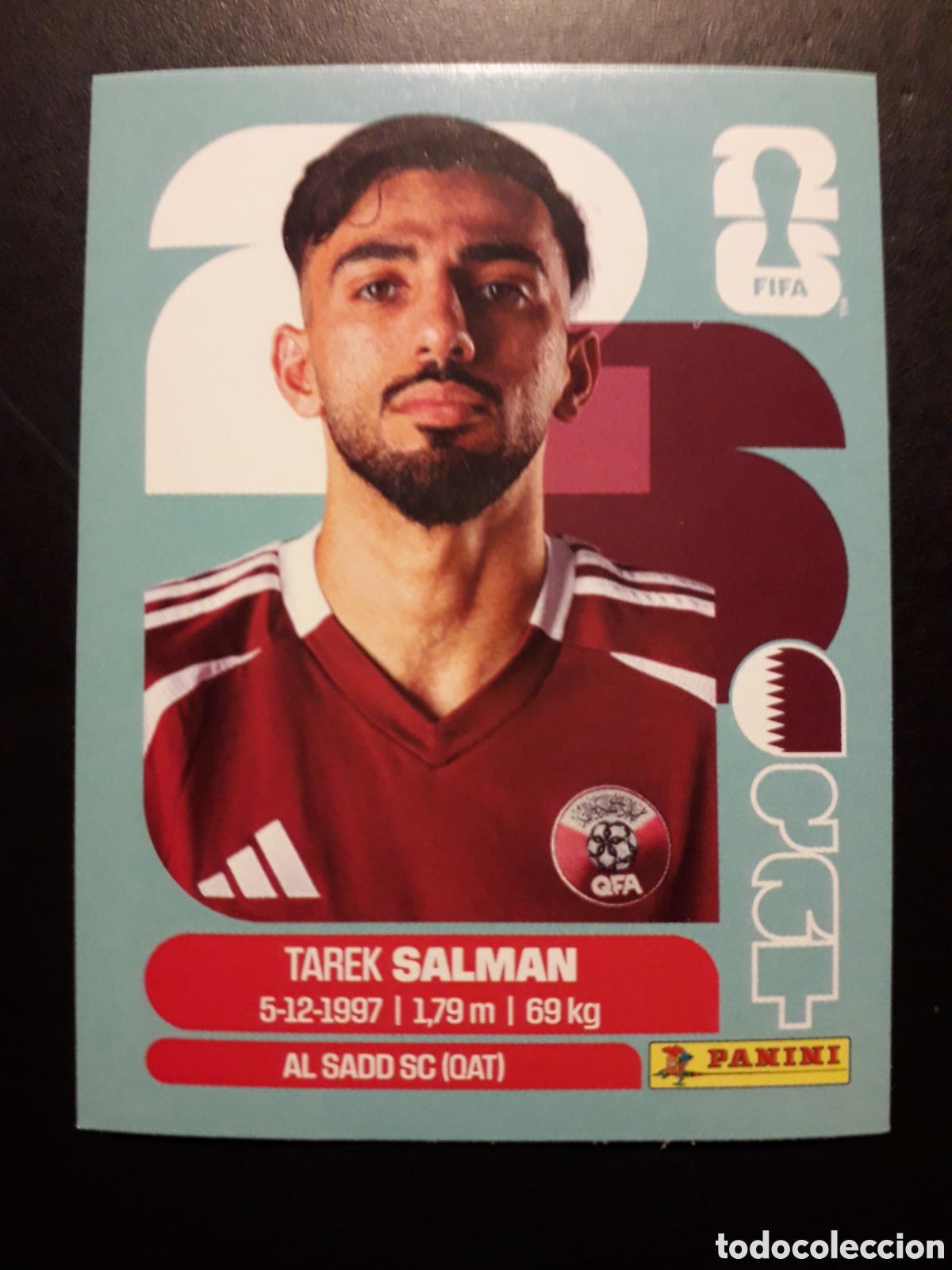 Cromos de f&uacute;tbol: SALMAN QATAR QAT 8 MUNDIAL F&Uacute;TBOL 2026 FIFA WORLD CUP PANINI SIN PEGAR PEDIDO M&Iacute;NIMO 3&euro;