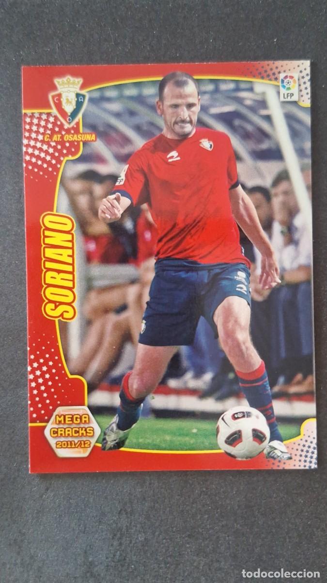 Cromos de f&uacute;tbol: L2 SORIANO C. A. OSASUNA 209 PANINI MEGACRACKS 2011 2012 11 12