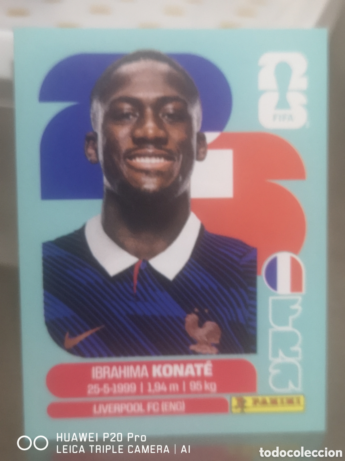 Cromos de f&uacute;tbol: FIFA WORLD CUP MUNDIAL 2026 KONATE - FRA 6