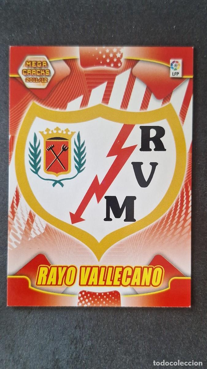 Cromos de f&uacute;tbol: L2 ESCUDO RAYO VALLECANO 235 PANINI MEGACRACKS 2011 2012 11 12
