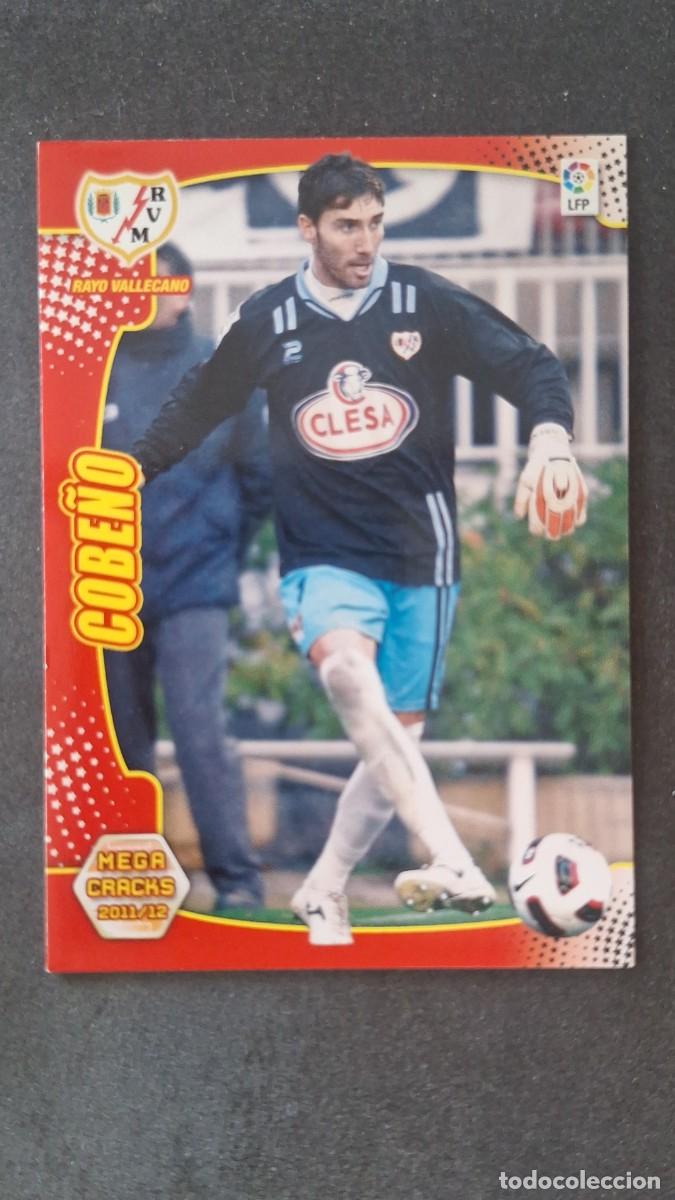 Cromos de f&uacute;tbol: L2 COBE&Ntilde;O RAYO VALLECANO 236 PANINI MEGACRACKS 2011 2012 11 12