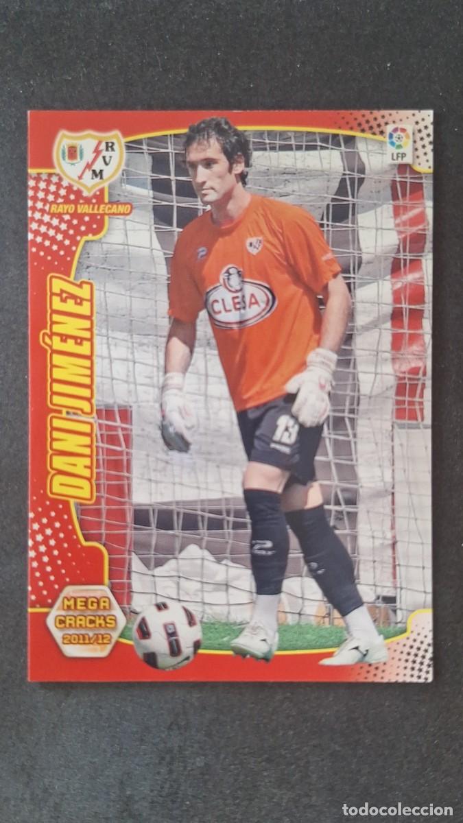 Cromos de f&uacute;tbol: L2 DANI JIMENEZ RAYO VALLECANO 237 PANINI MEGACRACKS 2011 2012 11 12