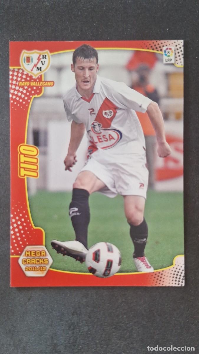 Cromos de f&uacute;tbol: L2 TITO RAYO VALLECANO 239 PANINI MEGACRACKS 2011 2012 11 12