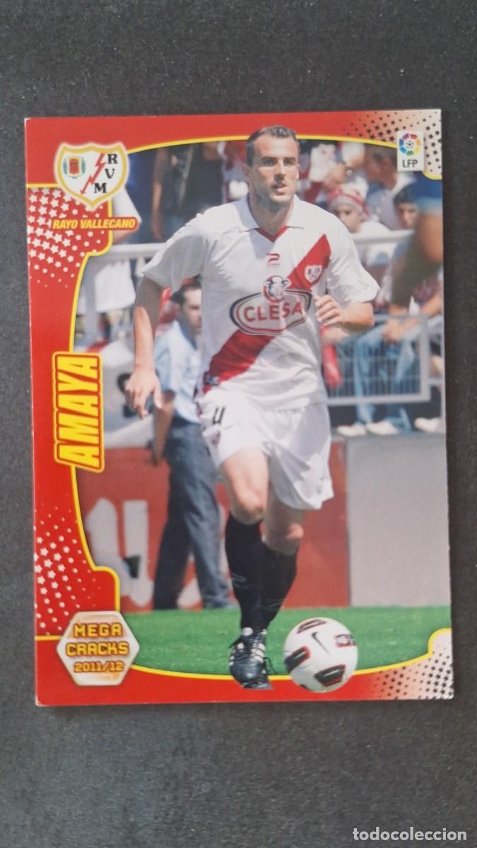 Cromos de f&uacute;tbol: L2 AMAYA RAYO VALLECANO 241 PANINI MEGACRACKS 2011 2012 11 12