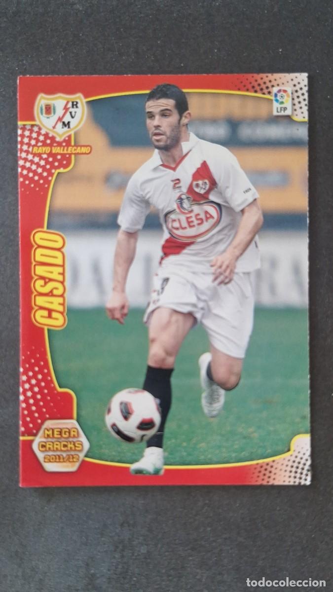 Cromos de f&uacute;tbol: L2 CASADO RAYO VALLECANO 242 PANINI MEGACRACKS 2011 2012 11 12