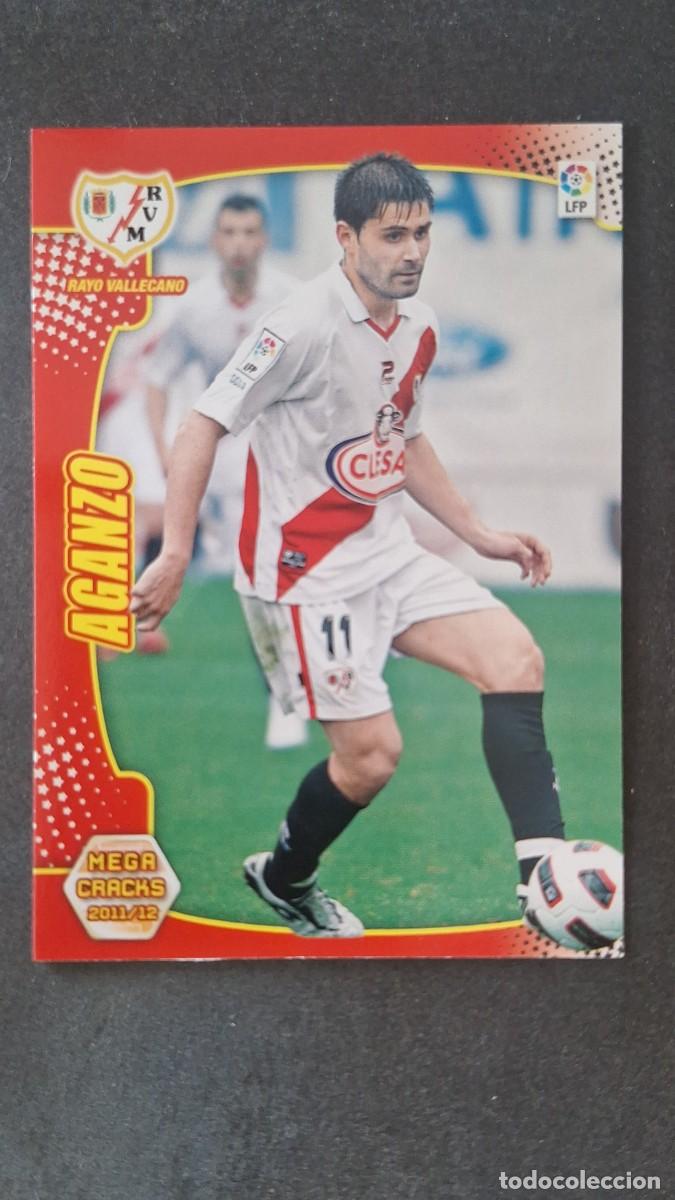 Cromos de f&uacute;tbol: L2 AGANZO RAYO VALLECANO 251 PANINI MEGACRACKS 2011 2012 11 12