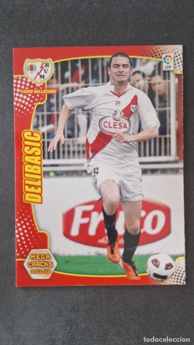 Cromos de f&uacute;tbol: L2 DELIBASIC RAYO VALLECANO 252 PANINI MEGACRACKS 2011 2012 11 12