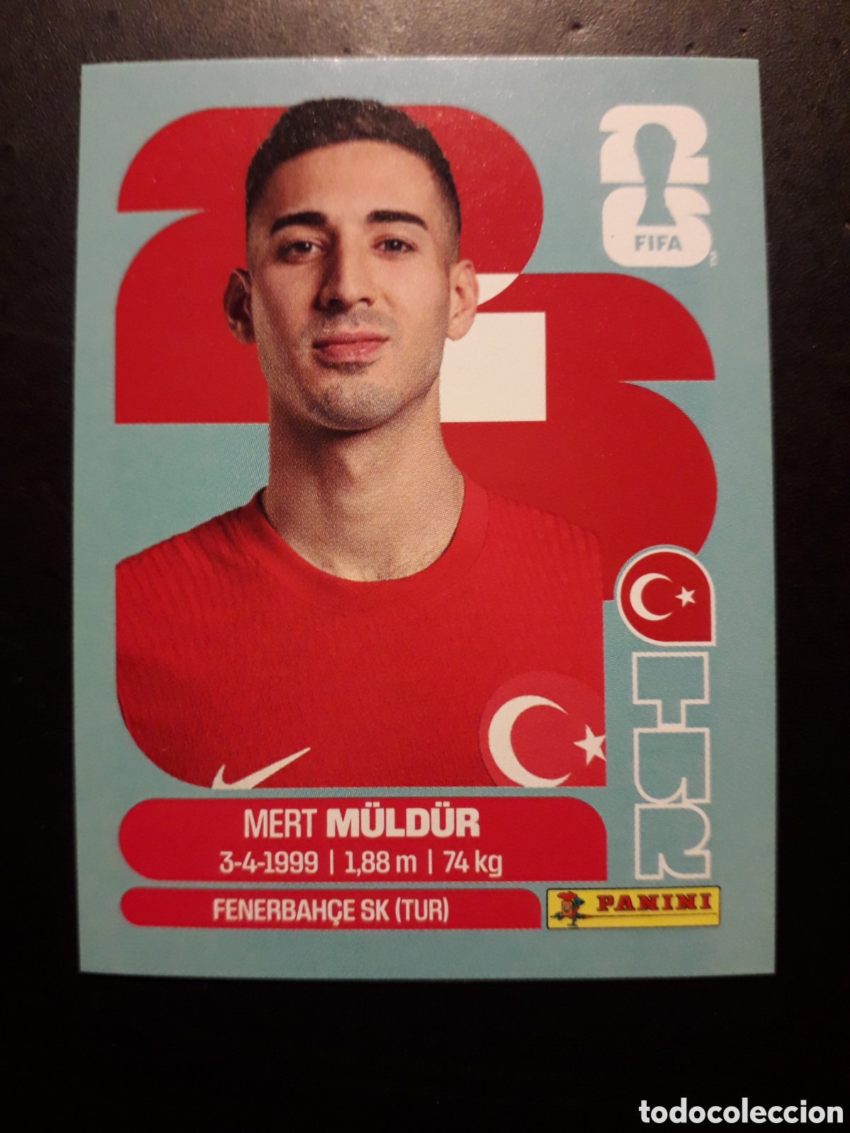 Cromos de f&uacute;tbol: M&Uuml;LD&Uuml;R TURQU&Iacute;A TUR 3 MUNDIAL F&Uacute;TBOL 2026 FIFA WORLD CUP PANINI SIN PEGAR PEDIDO M&Iacute;NIMO 3&euro;.