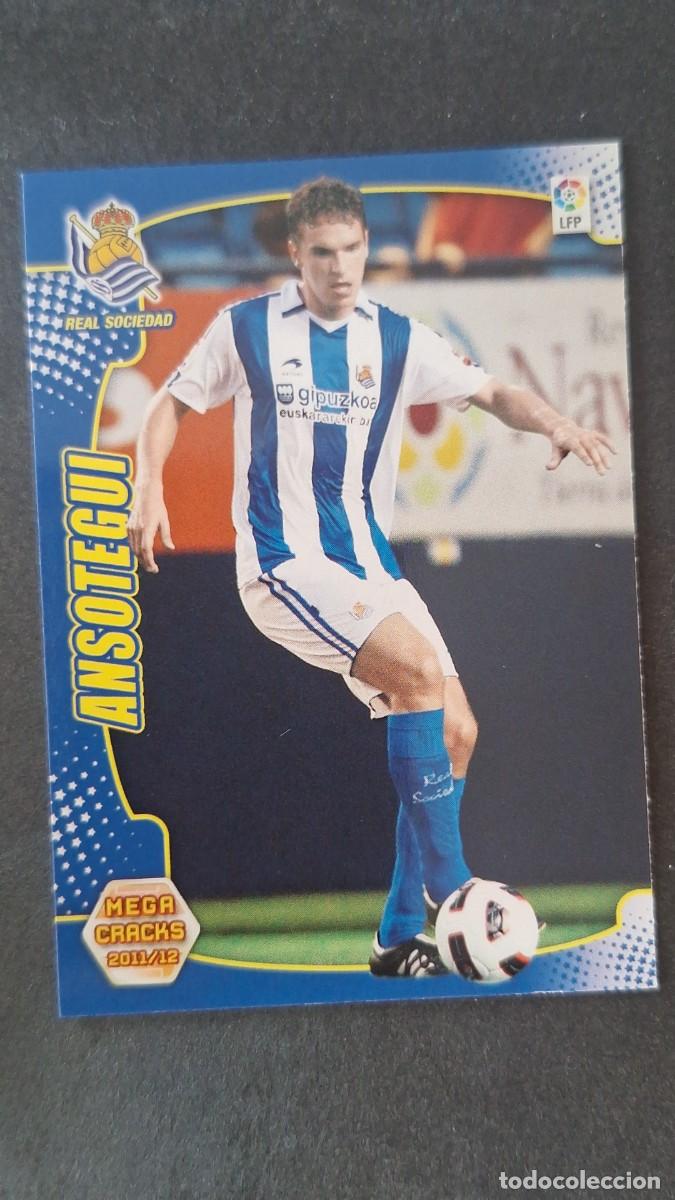 Cromos de f&uacute;tbol: L2 ANSOTEGUI REAL SOCIEDAD 258 PANINI MEGACRACKS 2011 2012 11 12