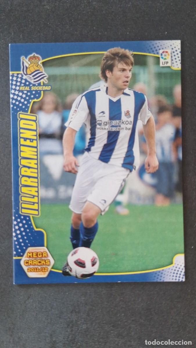 Cromos de f&uacute;tbol: L2 ILLARRAMENDI REAL SOCIEDAD 261 PANINI MEGACRACKS 2011 2012 11 12