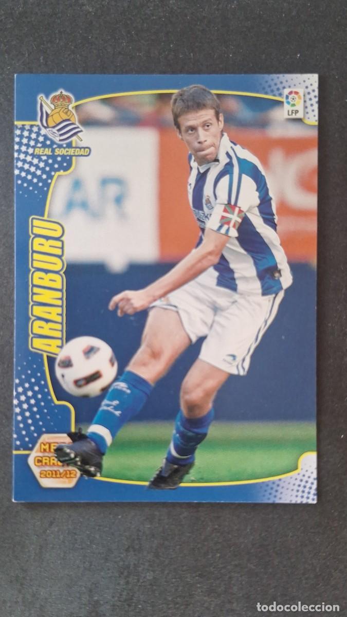 Cromos de f&uacute;tbol: L2 ARANBURU REAL SOCIEDAD 263 PANINI MEGACRACKS 2011 2012 11 12
