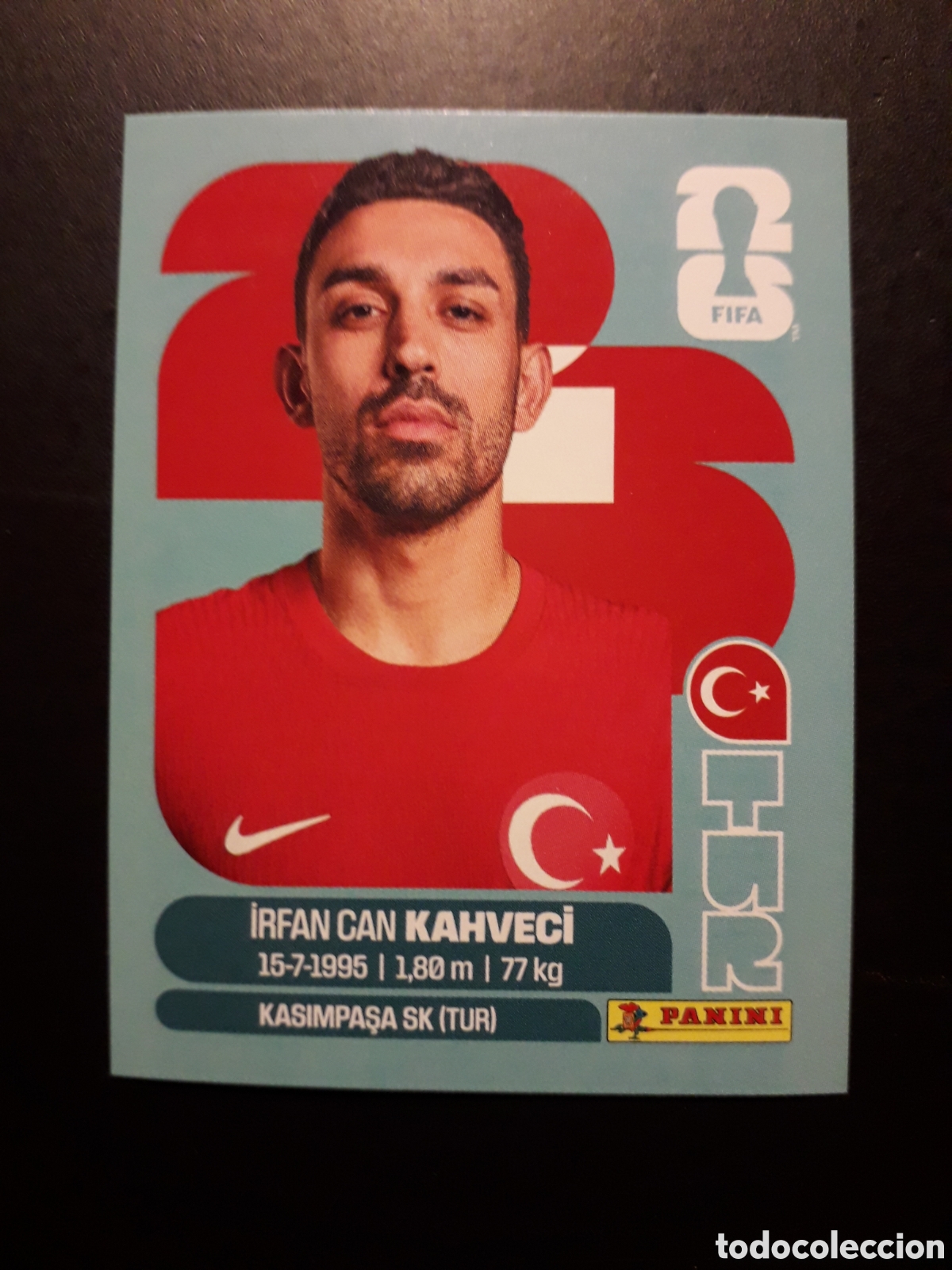 Cromos de f&uacute;tbol: KAHVECI TURQU&Iacute;A TUR 15 MUNDIAL F&Uacute;TBOL 2026 FIFA WORLD CUP PANINI SIN PEGAR PEDIDO M&Iacute;NIMO 3&euro;