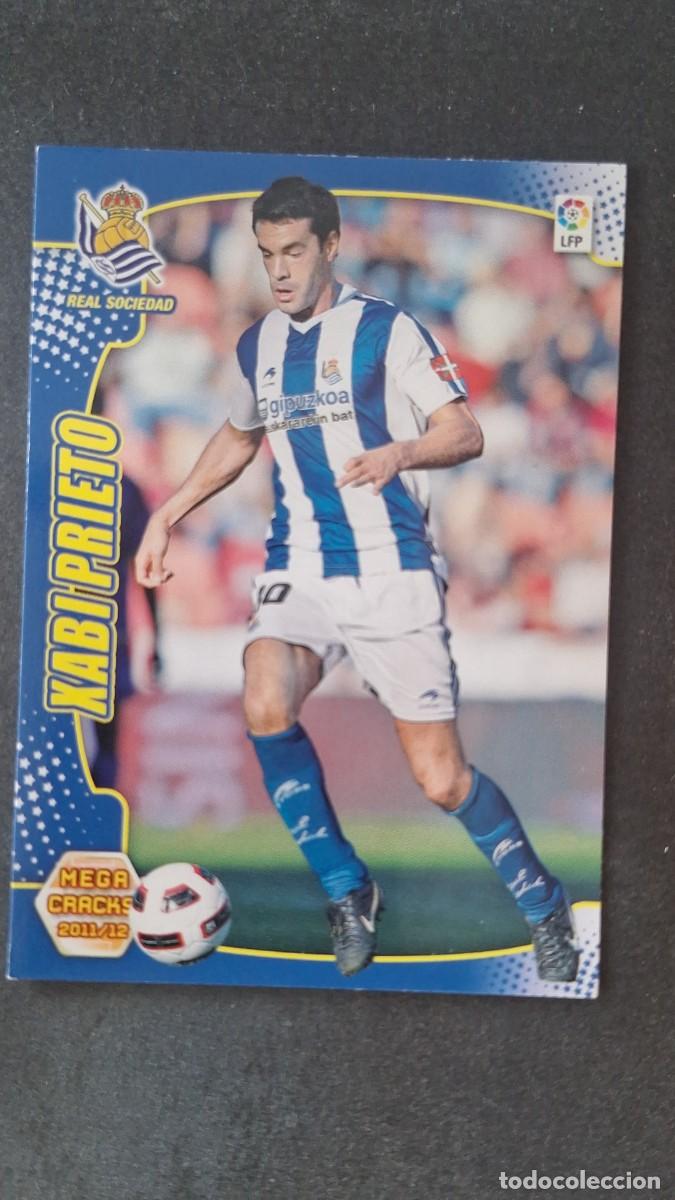 Cromos de f&uacute;tbol: L2 XABI PRIETO REAL SOCIEDAD 265 PANINI MEGACRACKS 2011 2012 11 12