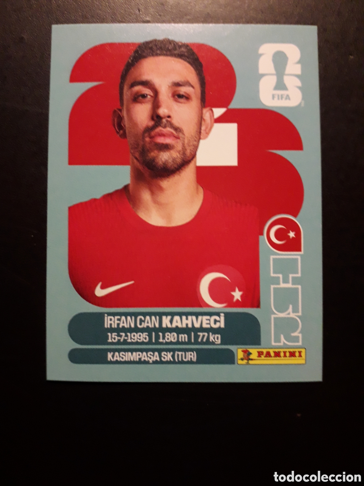 Cromos de f&uacute;tbol: KAHVECI TURQU&Iacute;A TUR 15 MUNDIAL F&Uacute;TBOL 2026 FIFA WORLD CUP PANINI SIN PEGAR PEDIDO M&Iacute;NIMO 3&euro;
