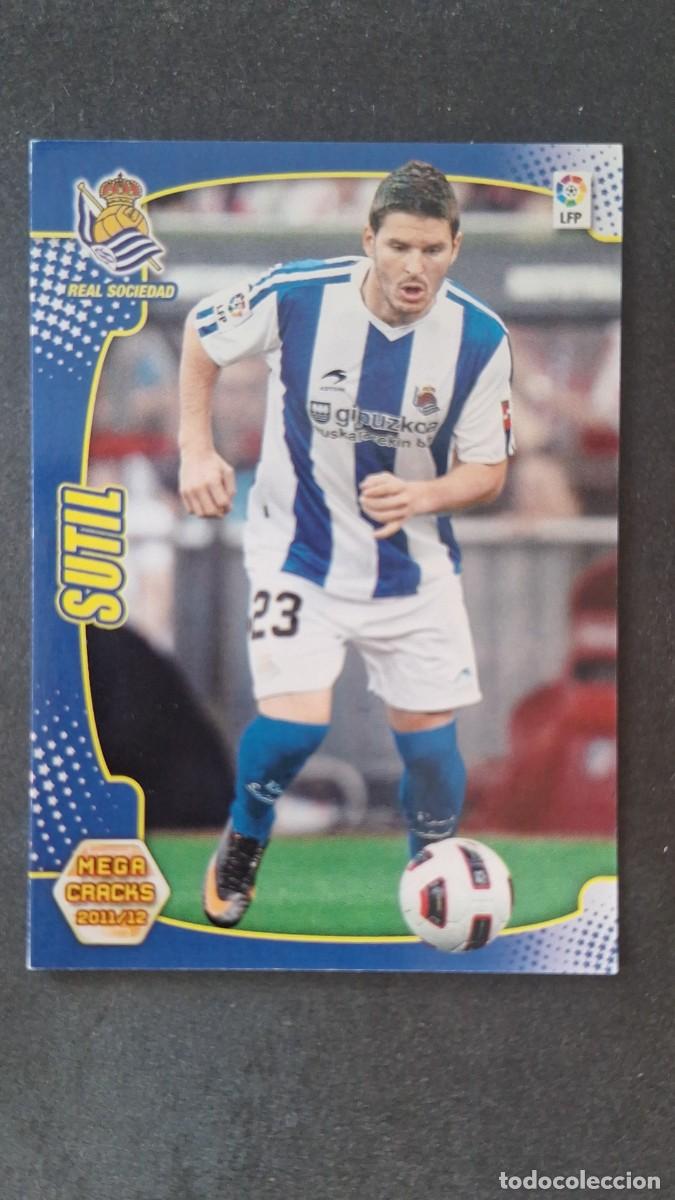 Cromos de f&uacute;tbol: L2 SUTIL REAL SOCIEDAD 268 PANINI MEGACRACKS 2011 2012 11 12