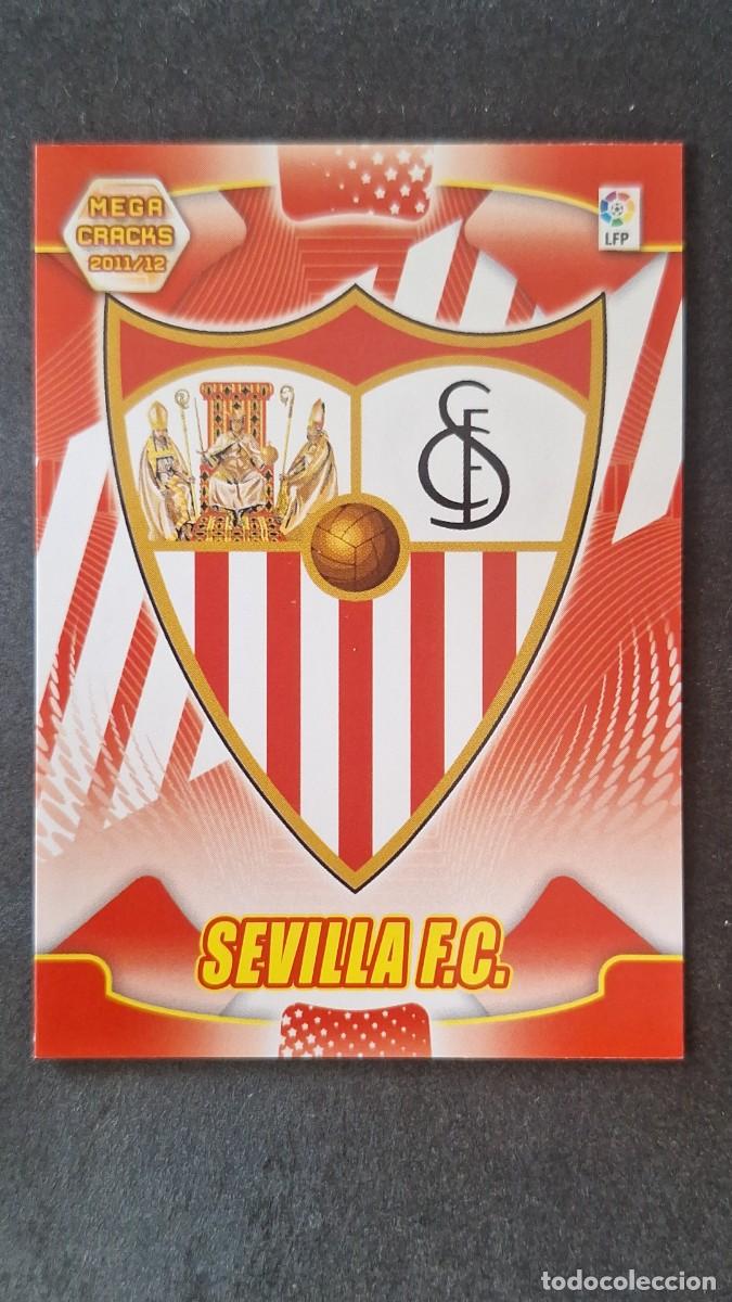 Cromos de f&uacute;tbol: L2 ESCUDO SEVILLA F. C. 271 PANINI MEGACRACKS 2011 2012 11 12