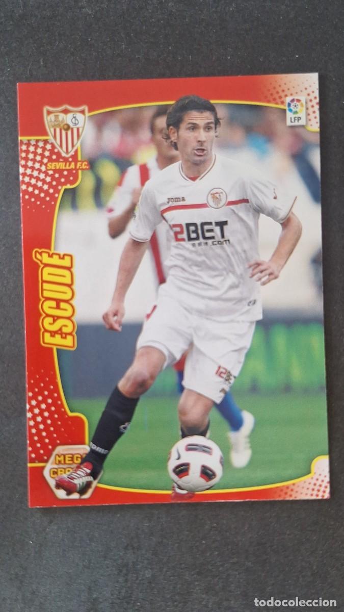Cromos de f&uacute;tbol: L2 ESCUDE SEVILLA F. C. 278 PANINI MEGACRACKS 2011 2012 11 12