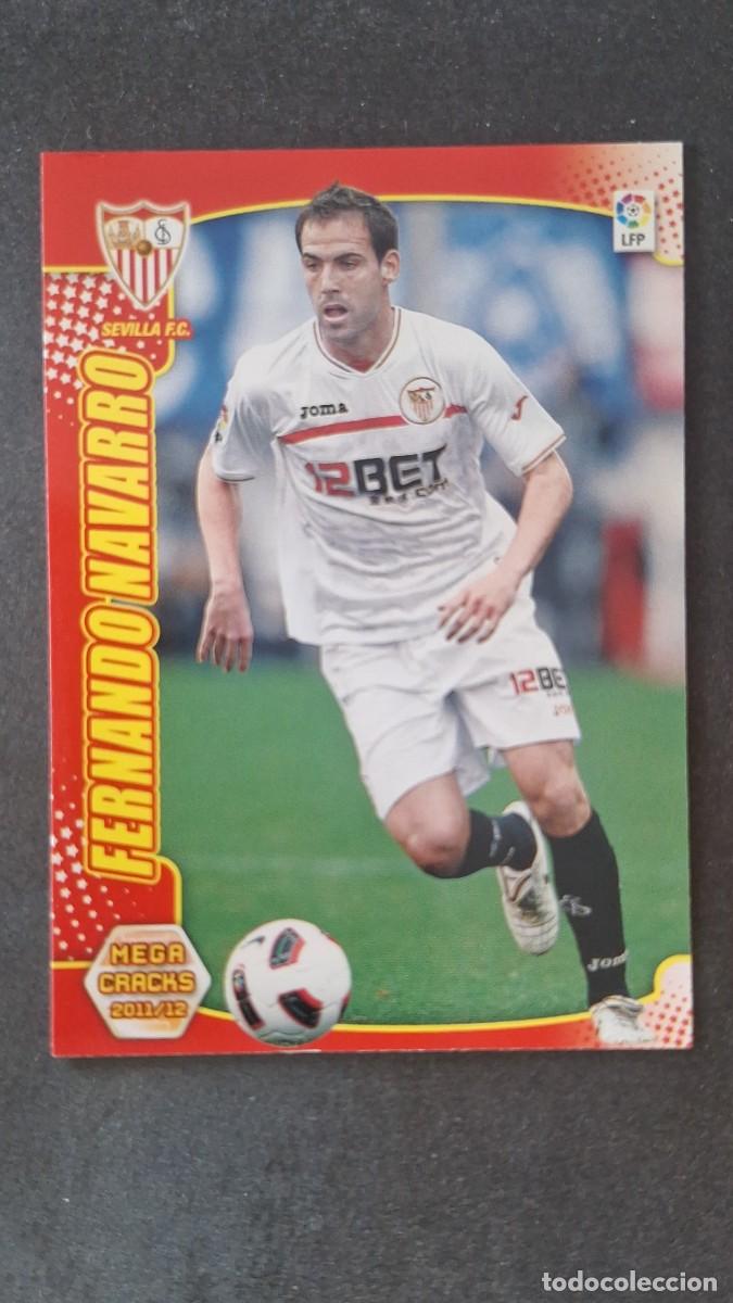 Cromos de f&uacute;tbol: L2 FERNANDO NAVARRO SEVILLA F. C. 279 PANINI MEGACRACKS 2011 2012 11 12