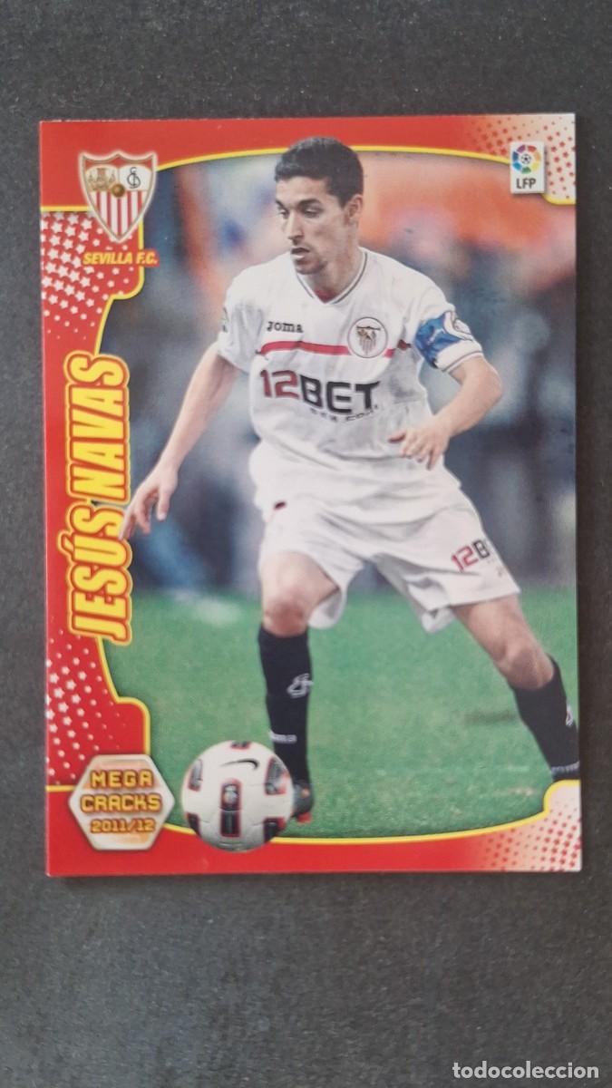 Cromos de f&uacute;tbol: L2 JESUS NAVAS SEVILLA F. C. 284 PANINI MEGACRACKS 2011 2012 11 12