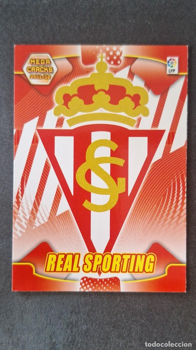 Cromos de f&uacute;tbol: L2 ESCUDO SPORTING DE GIJON 289 PANINI MEGACRACKS 2011 2012 11 12