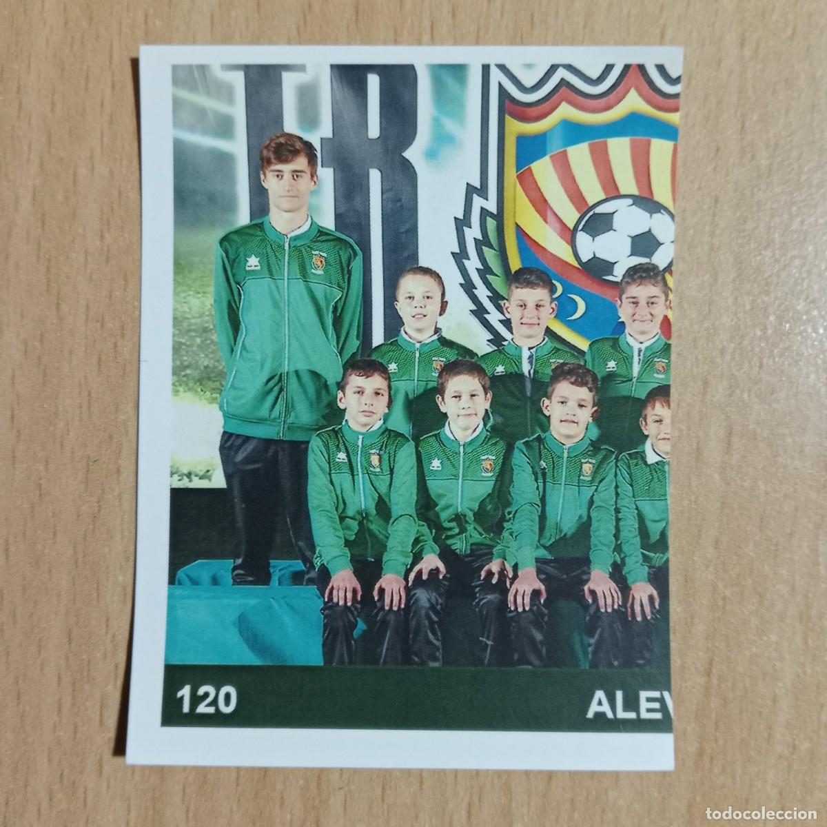 Cromos de f&uacute;tbol: MITAD PLANTILLA - ALEV&Iacute;N C - TAVERNES BLANQUES CLUB F&Uacute;TBOL -STICKER CROMO N&ordm; 120 - A&Ntilde;O 2018.