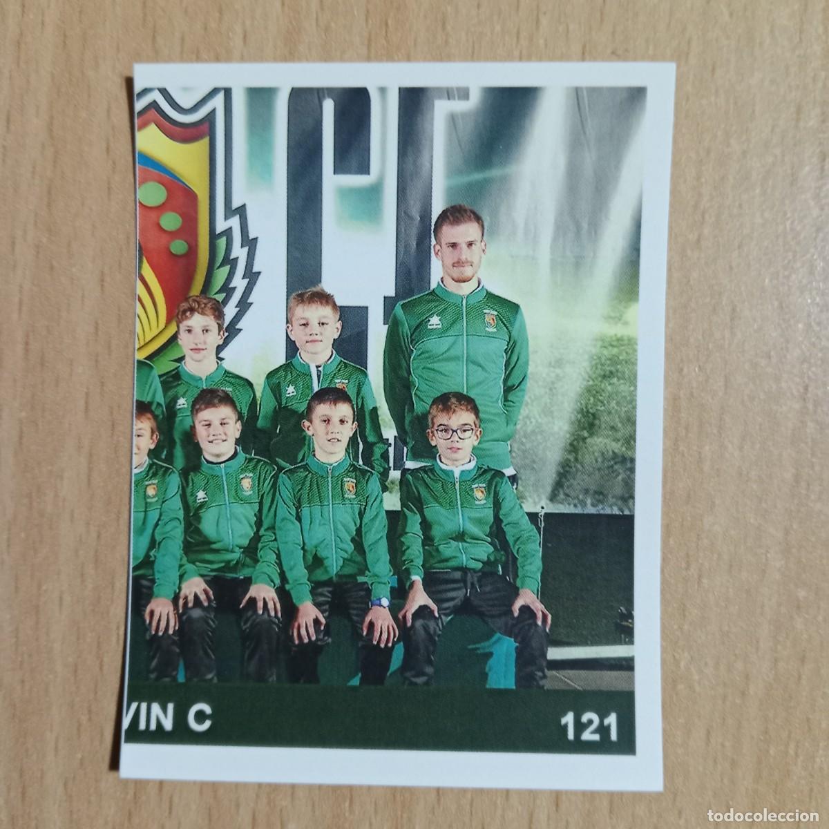 Cromos de f&uacute;tbol: MITAD PLANTILLA - ALEV&Iacute;N C - TAVERNES BLANQUES CLUB F&Uacute;TBOL -STICKER CROMO N&ordm; 121 - A&Ntilde;O 2018.