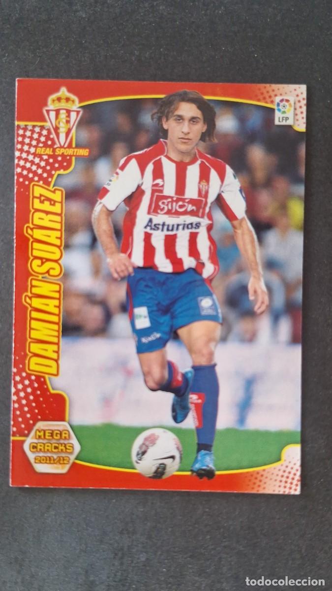 Cromos de f&uacute;tbol: L2 DAMIAN SUAREZ SPORTING DE GIJON 297 PANINI MEGACRACKS 2011 2012 11 12
