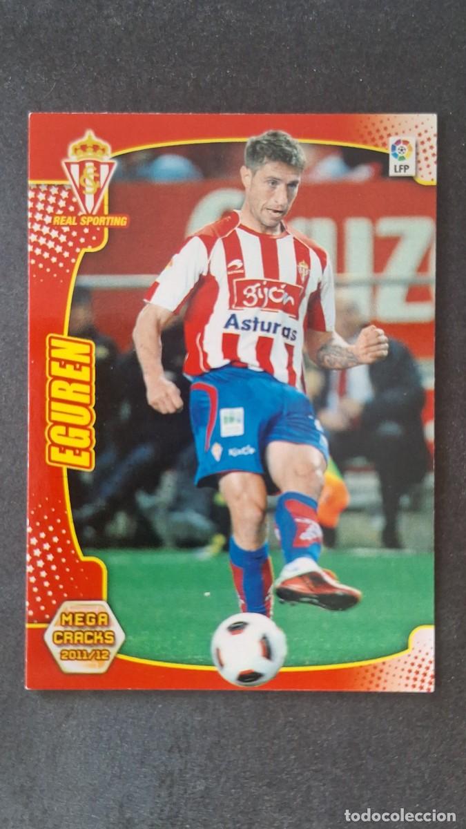 Cromos de f&uacute;tbol: L2 EGUREN SPORTING DE GIJON 298 PANINI MEGACRACKS 2011 2012 11 12