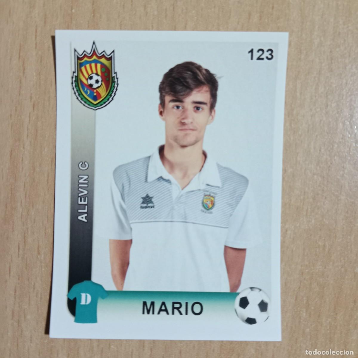 Cromos de f&uacute;tbol: MARIO - 2&ordm; ENTRENADOR - ALEV&Iacute;N C - TAVERNES BLANQUES CLUB F&Uacute;TBOL -STICKER CROMO N&ordm; 123 - A&Ntilde;O 2018.