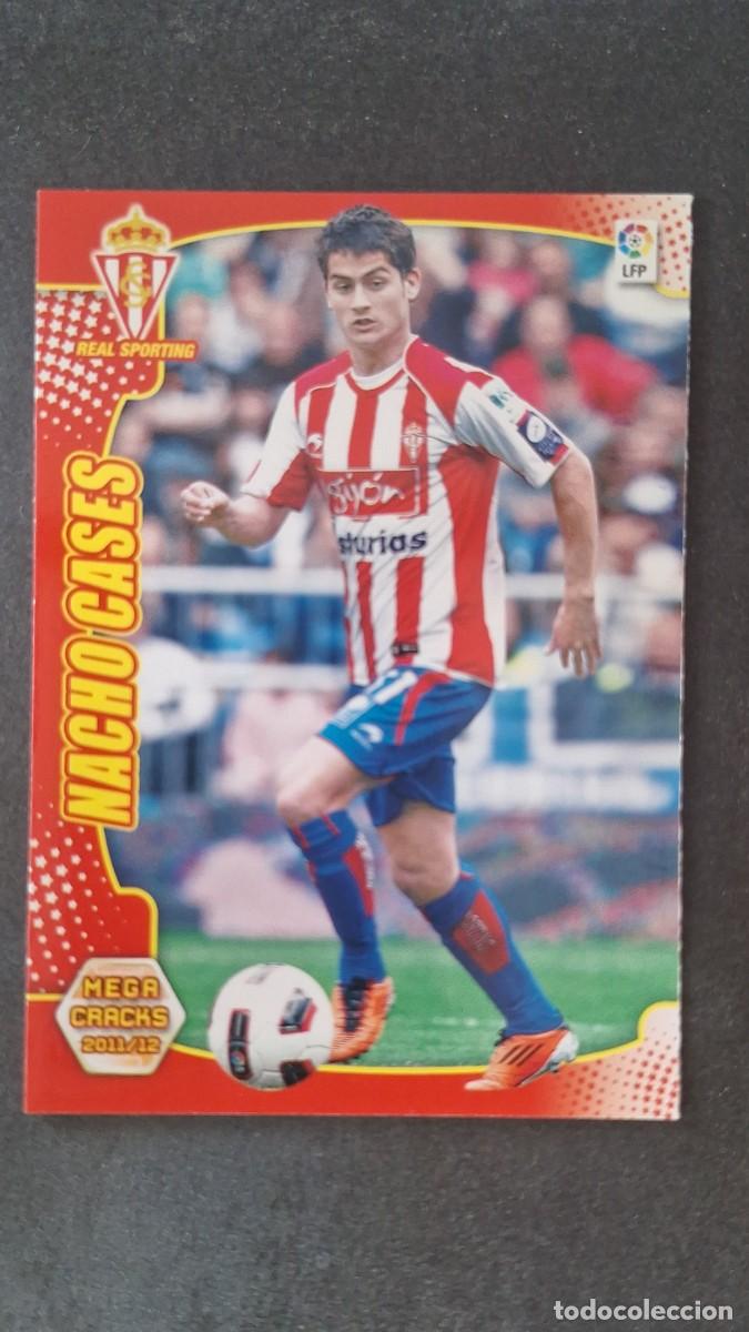 Cromos de f&uacute;tbol: L2 NACHO CASES SPORTING DE GIJON 300 PANINI MEGACRACKS 2011 2012 11 12