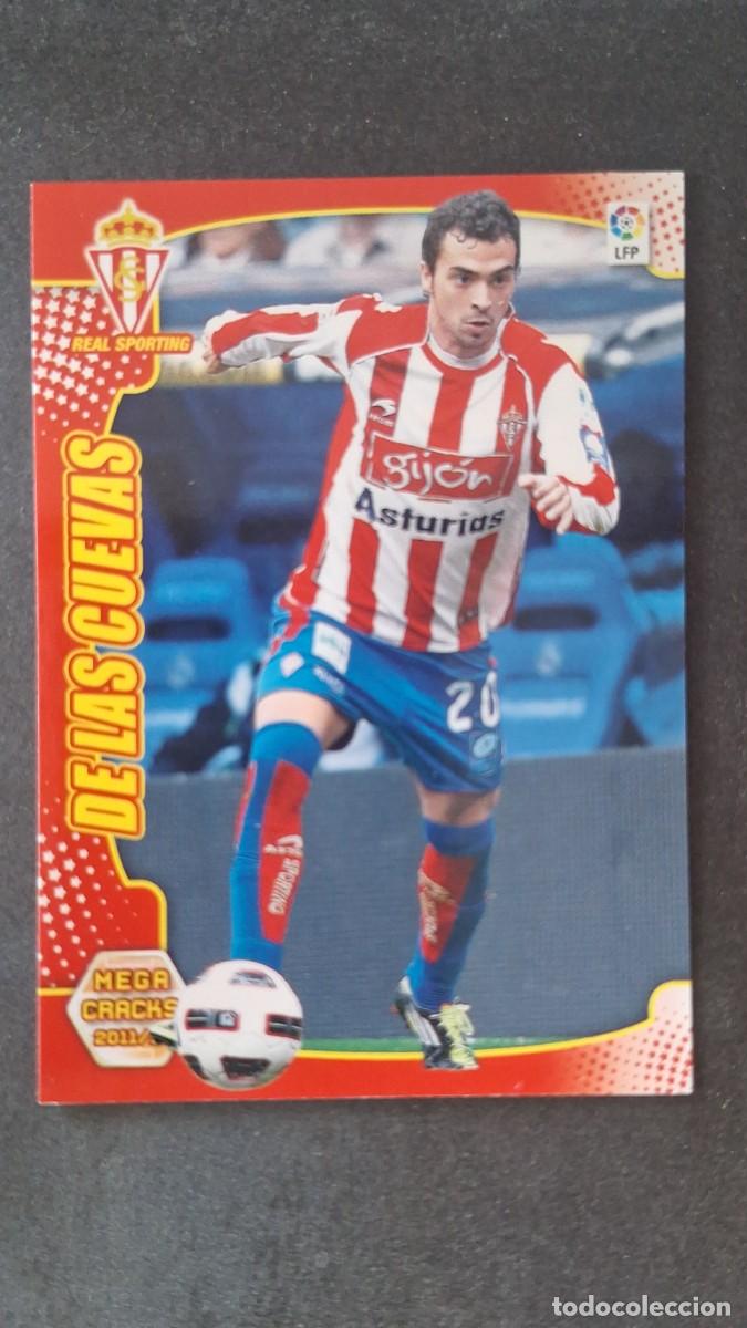 Cromos de f&uacute;tbol: L2 DE LAS CUEVAS SPORTING DE GIJON 302 PANINI MEGACRACKS 2011 2012 11 12
