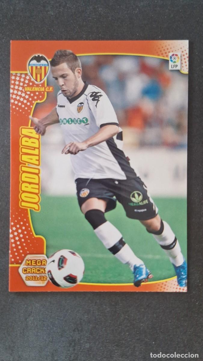 Fu&szlig;ball-Sticker: L2 JORDI ALBA VALENCIA C. F. 314 PANINI MEGACRACKS 2011 2012 11 12