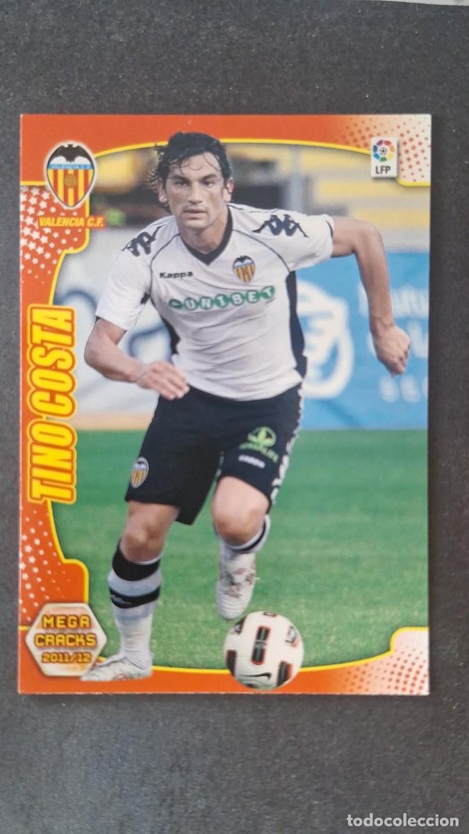 Fu&szlig;ball-Sticker: L2 TINO COSTA VALENCIA C. F. 318 PANINI MEGACRACKS 2011 2012 11 12