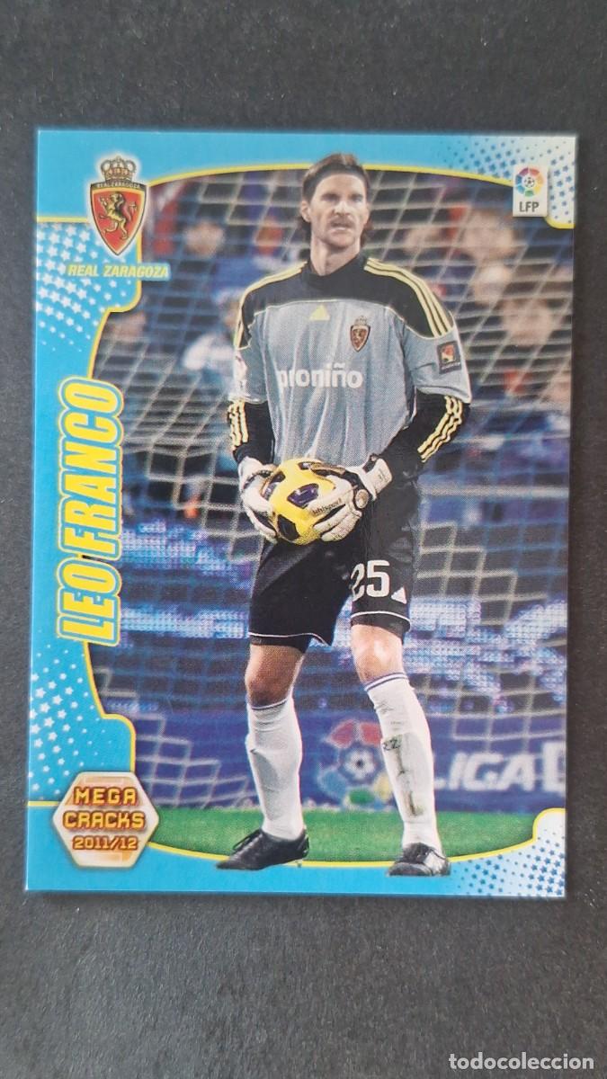 Cromos de f&uacute;tbol: L2 LEO FRANCO REAL ZARAGOZA 345 PANINI MEGACRACKS 2011 2012 11 12